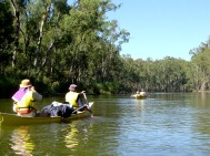 Canoeing on the Mighty Murray